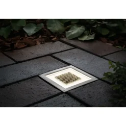 Grondspots-Paulmann Grondinbouwlamp Cube - Solar - 100x100mm - 0,24W - IP67