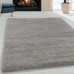 Vloerkleden|Hoogpolige Vloerkleden-Muratap Pearl Soft Hoogpolig Vloerkleed Beige - 160x230 CM