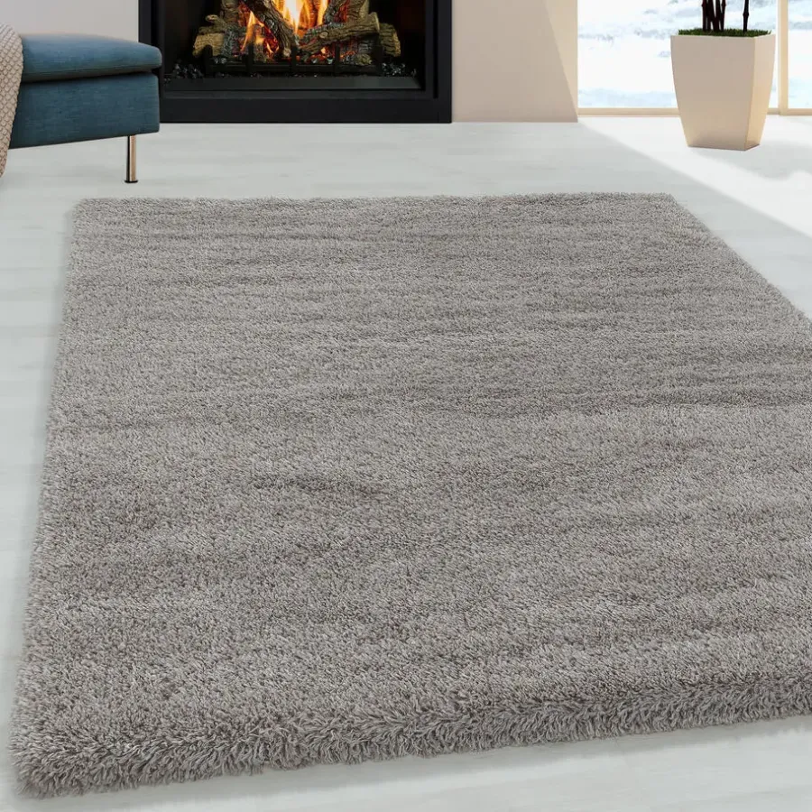 Vloerkleden|Hoogpolige Vloerkleden-Muratap Pearl Soft Hoogpolig Vloerkleed Beige - 160x230 CM