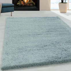 Hoogpolige Vloerkleden-Muratap Pearl Soft Hoogpolig Vloerkleed Blauw - 120x170 CM