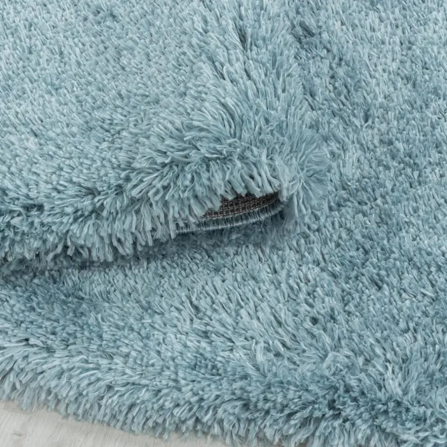 Hoogpolige Vloerkleden-Muratap Pearl Soft Hoogpolig Vloerkleed Blauw - 160x230 CM