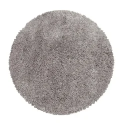 Hoogpolige Vloerkleden|Ronde Vloerkleden-Muratap Pearl Soft Rond Hoogpolig Vloerkleed Beige - 200 CM ROND