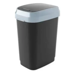 Prullenbakken-Kis Pedaalemmer Dual Swing Bin Zwart M –