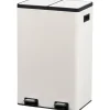 Leen Bakker Pedaalemmer Duo beige metaal - 60L