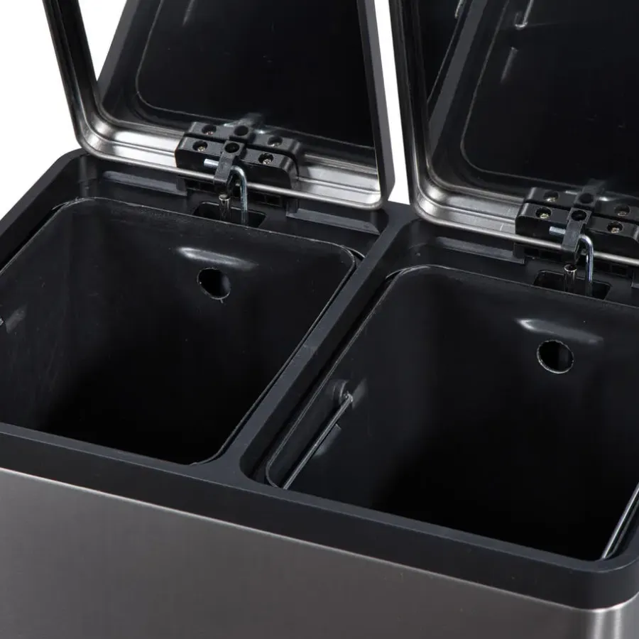 Prullenbakken-Leen Bakker Pedaalemmer Duo gunmetal - 60L