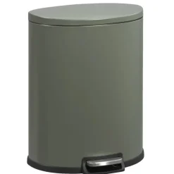 Prullenbakken-Leen Bakker Pedaalemmer Flatback - 50 liter - groen - 64x48,5x36,8 cm