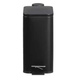 Leen Bakker Pedaalemmer Slim - 5 liter - zwart - 28,9x14x28,3 cm