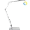 Bureaulampen|Bureaulampen-Leen Bakker PEGASI - Bureaulamp LED - Zilver - Synthetisch materiaal