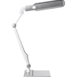 Bureaulampen|Bureaulampen-Leen Bakker PEGASI - Bureaulamp LED - Zilver - Synthetisch materiaal