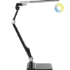 Leen Bakker PEGASI - Bureaulamp LED - Zwart - Synthetisch materiaal