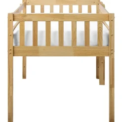 1-Persoons Bedden-Beliani PEIPIN - Kinderbed - Lichtbruin - 90 x 200 cm - Hout