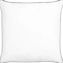 Hoofdkussens-Beliani PELISTER - 2x Hoofdkussen hoog - Wit - 80 x 80 cm - Japara