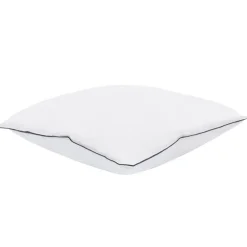 Hoofdkussens-Beliani PELISTER - 2x Hoofdkussen hoog - Wit - 80 x 80 cm - Japara