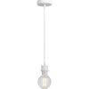 Pendels-Leen Bakker Pendel hanglamp wit met schroefdraad voor kap - E27 - 100 cm