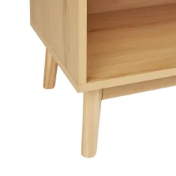 Beliani PEROTE - Dressoir - Lichte houtkleur - Rotan