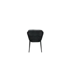Tuinstoelen-Garden Impressions Pescara dining fauteuil - carbon black -rope black - mystic grey