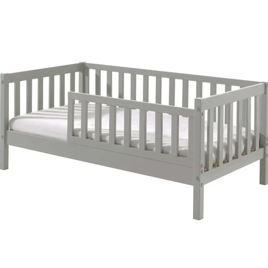 Vipack Peuterbed Petronille 70 x 140cm dennenhout - grijs