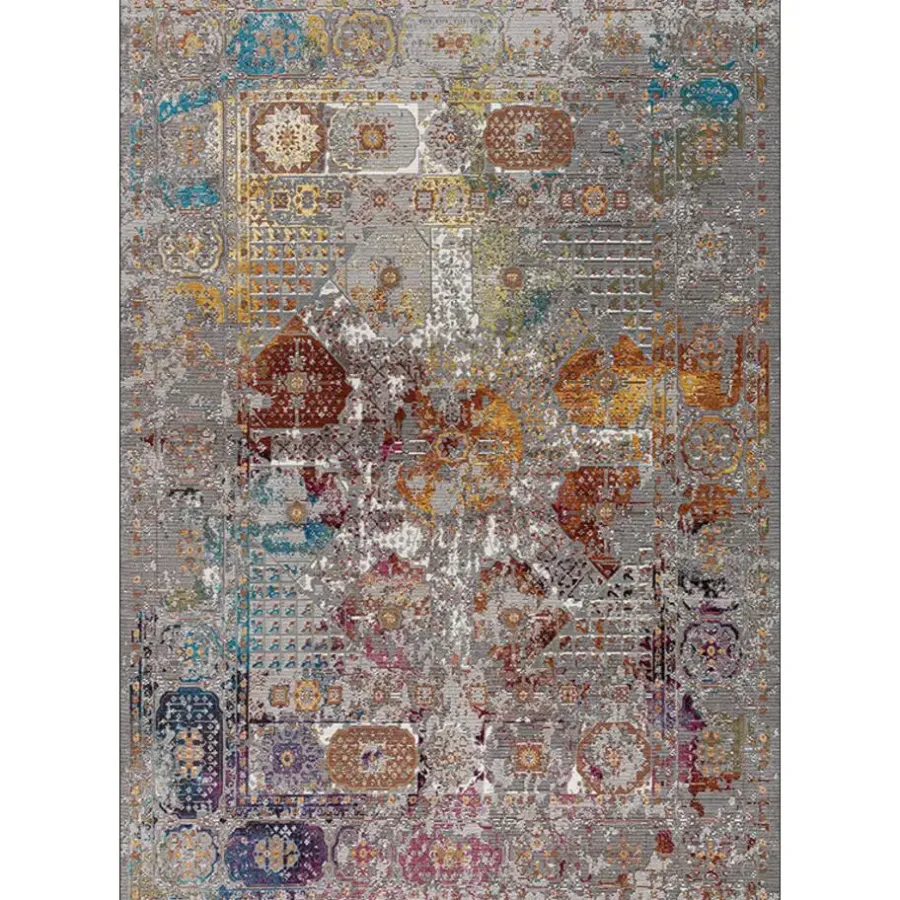 Muratap Picasso Feraghan Vintage Vloerkleed Multi / Beige Laagpolig - 300x400 CM