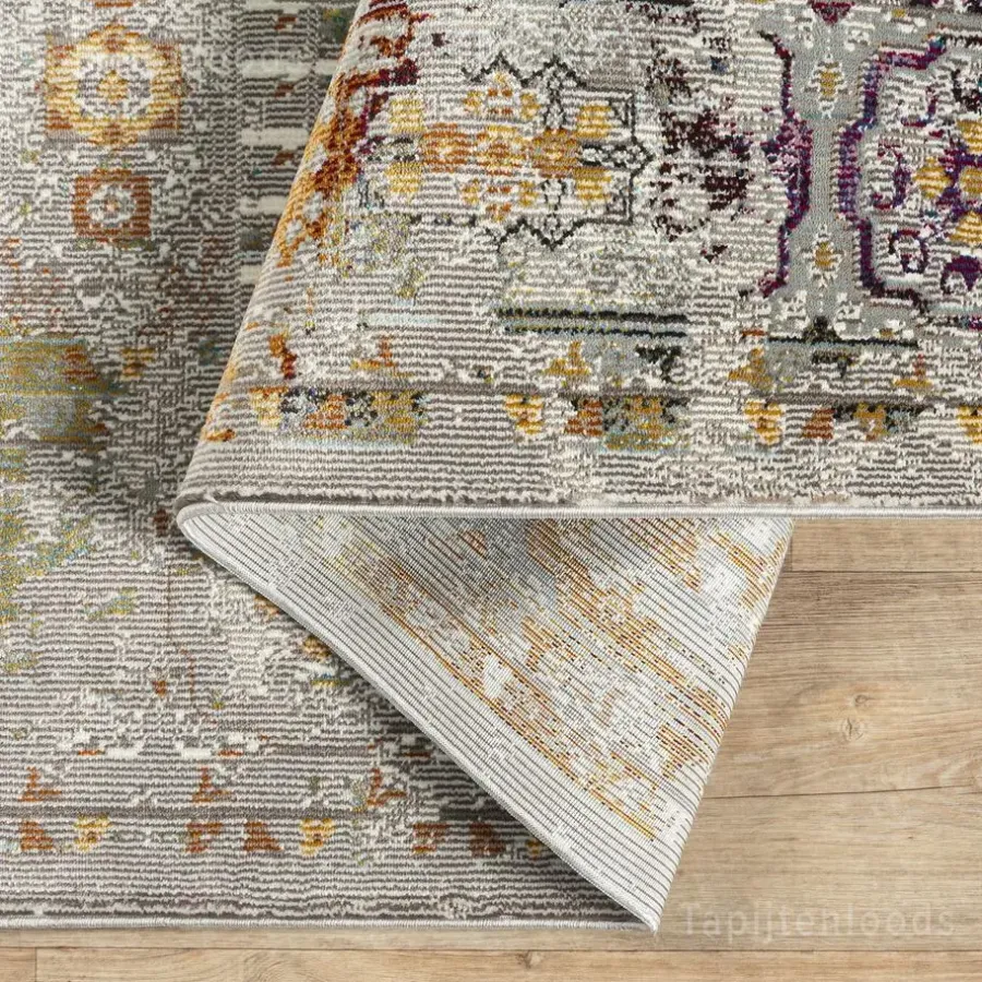 Muratap Picasso Feraghan Vintage Vloerkleed Multi / Beige Laagpolig - 300x400 CM