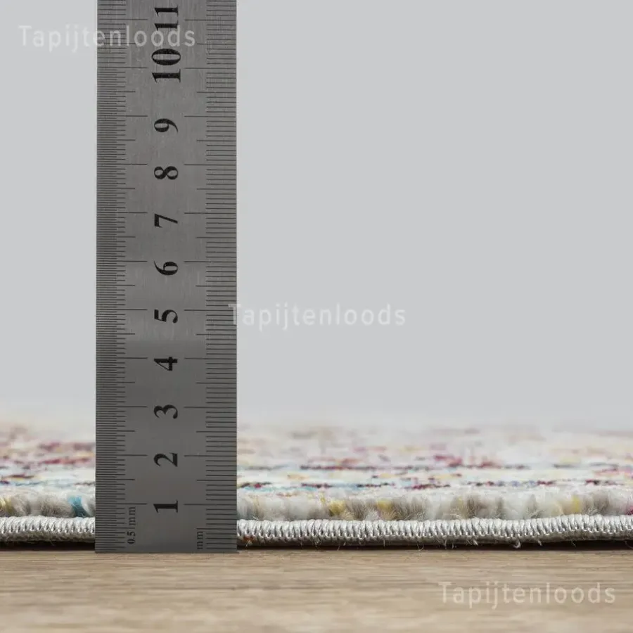 Vloerkleden|Laagpolige Vloerkleden-Muratap Picasso Keshan Vintage Vloerkleed Multi / Beige Laagpolig - 160x230 CM