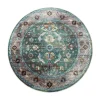Ronde Vloerkleden-Muratap Picasso Pablo Vintage Rond Vloerkleed Groen / Multi Laagpolig - 300 CM ROND
