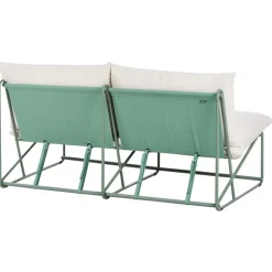 Loungebanken-Leen Bakker PICO - Tweezitsbank - Groen - Staal