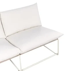 Loungebanken-Leen Bakker PICO - Tweezitsbank - Lichtbeige - Staal