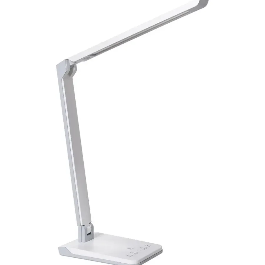 Leen Bakker PICTOR - Bureaulamp LED - Wit - Synthetisch materiaal