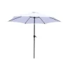 PimXL Luxe 6-ribs Parasol - Ø300cm - Wit