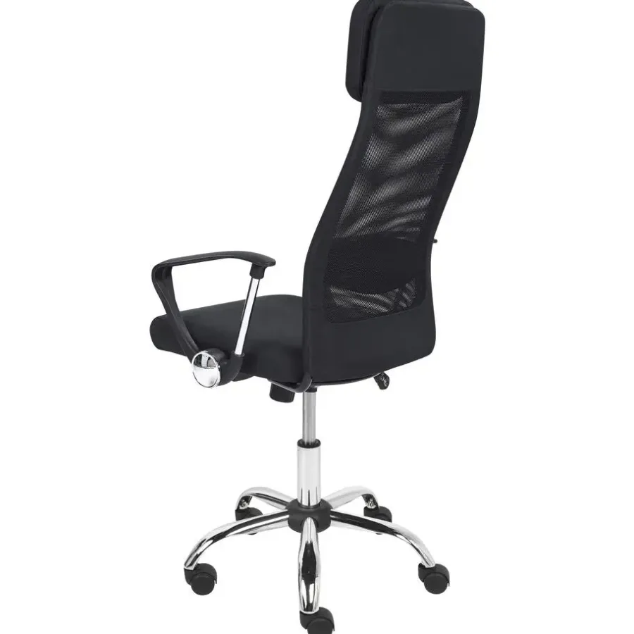 Beliani PIONEER II - Bureaustoel - Zwart - Polyester