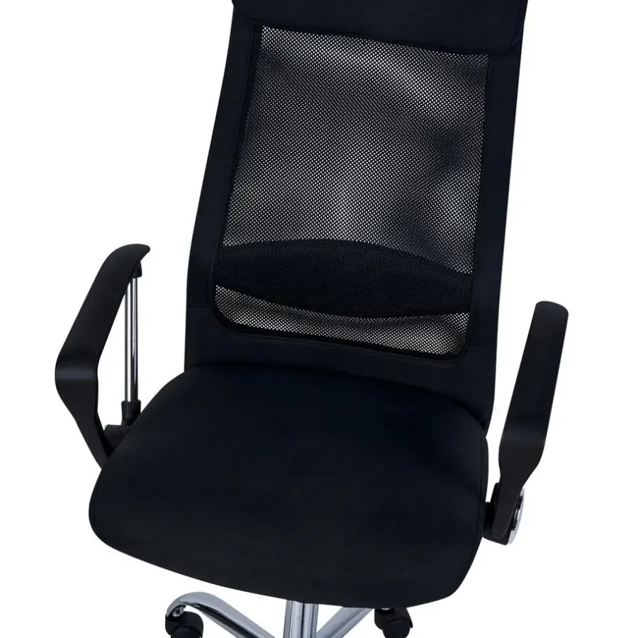 Beliani PIONEER II - Bureaustoel - Zwart - Polyester