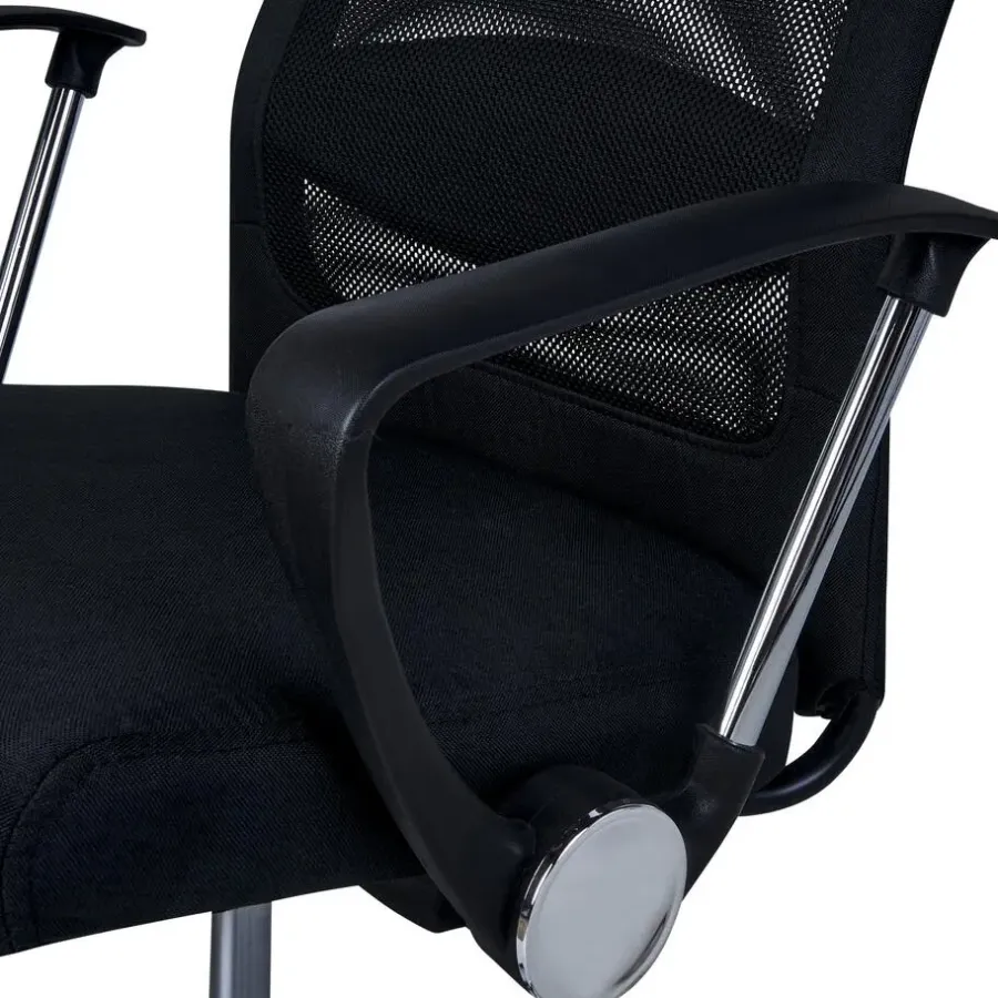 Beliani PIONEER II - Bureaustoel - Zwart - Polyester