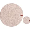 Placemats-Leen Bakker PIPTURUS - Set van 12 placemats en onderzetters - Natuurlijk - Jute