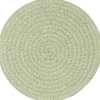 Placemats-Leen Bakker Placemat Emory - groen - Ø38 cm (1 stuk)