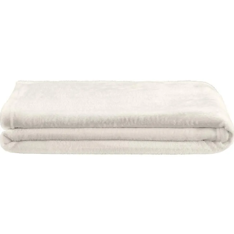 Plaids-Leen Bakker Plaid Anouk - off-white - 150x220 cm