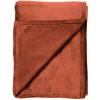 Sierkussen.nl Plaid Charlie - Potters Clay - 200x220 cm