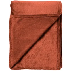 Sierkussen.nl Plaid Charlie - Potters Clay - 200x220 cm
