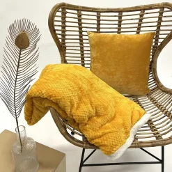 Sierkussen.nl Plaid Cody - Golden Glow - 150x200 cm