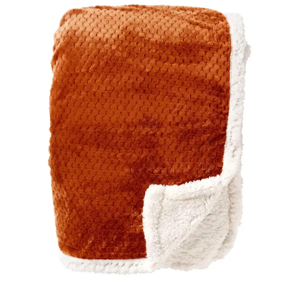 Sierkussen.nl Plaid Cody - Potters Clay - 150x200 cm