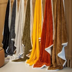 Sierkussen.nl Plaid Cody - Tobacco Brown - 150x200 cm