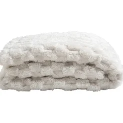 Leen Bakker Plaid Dente - off-white - 130x170 cm