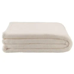 Plaids-Leen Bakker Plaid Duuk - off-white - 130x160 cm