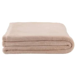 Leen Bakker Plaid Duuk - roze - 130x160 cm