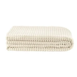 Leen Bakker Plaid Kyra XXL - beige - 240x220 cm