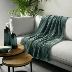 Sierkussen.nl Plaid Marthy - Sagebrush Green - 140x180 cm