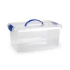 Opbergboxen-PlasticForte Plastic Forte Opslagbak - met deksel - 10 liter - transparant