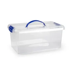 Opbergboxen-PlasticForte Plastic Forte Opslagbak - met deksel - 10 liter - transparant