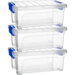 PlasticForte Multi Storage Opslagbox - transparant - 8L