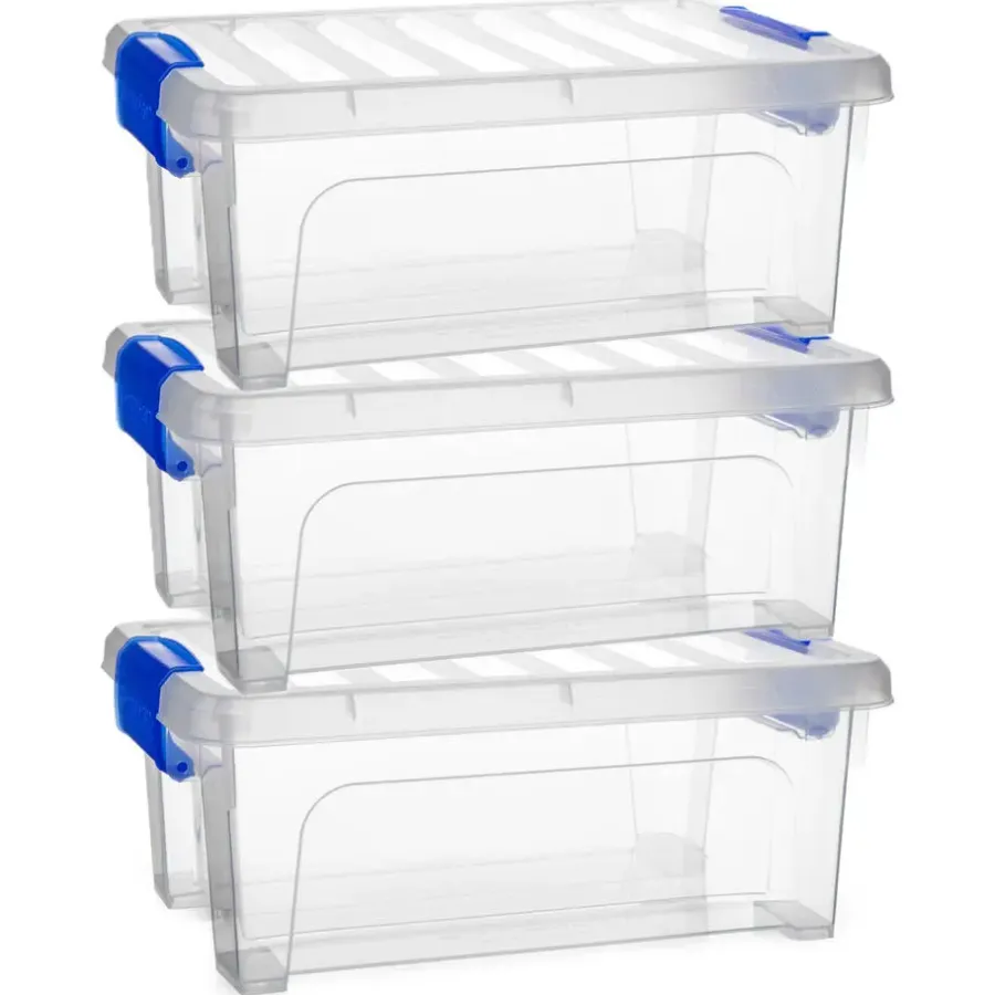 PlasticForte Multi Storage Opslagbox - transparant - 8L