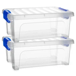 PlasticForte Multi Storage Opslagbox - transparant - 8L
